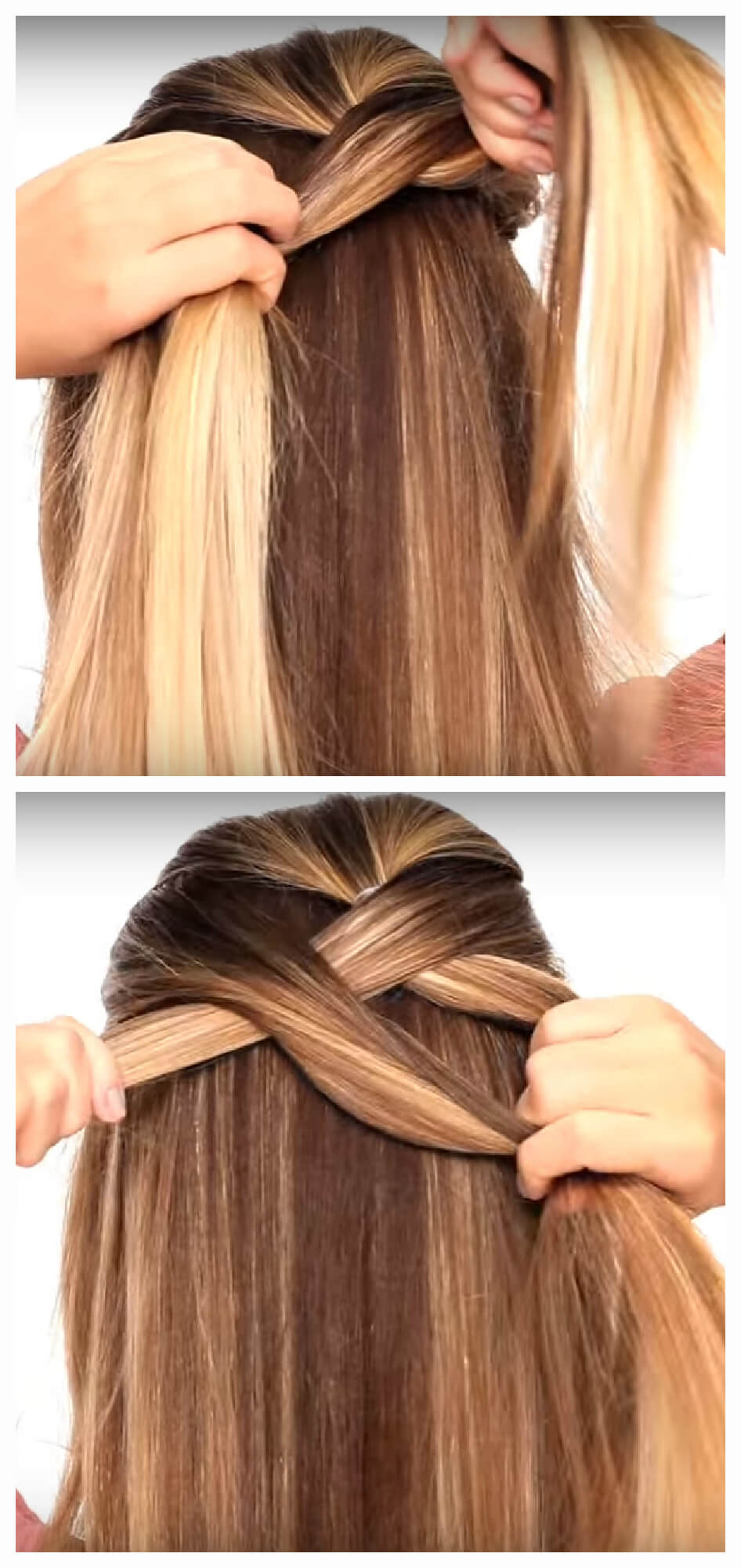  Tresse française unie
