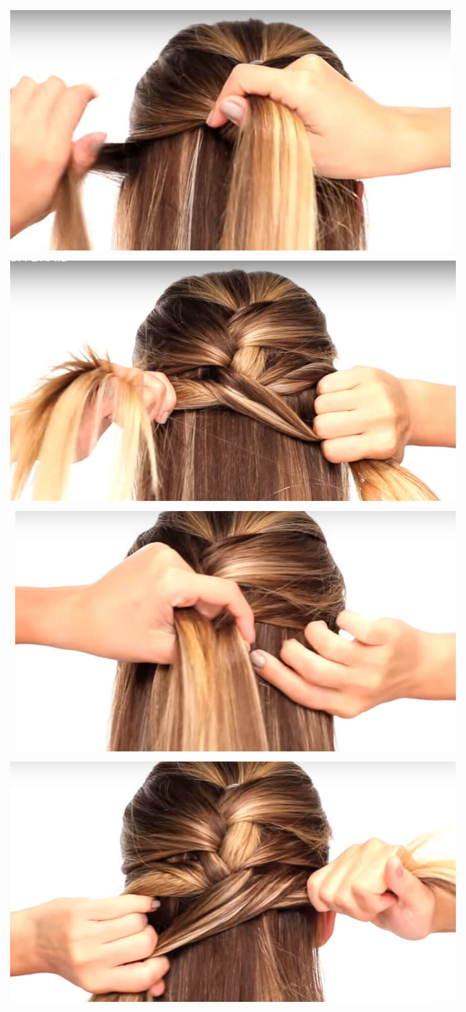  Tresse française unie