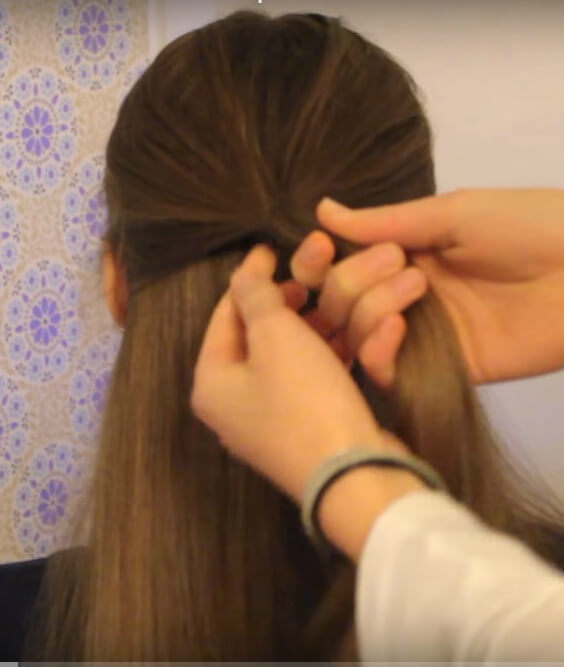 Tresse élastique pas à pas