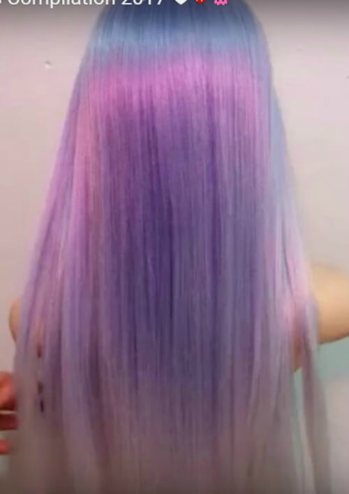Tresse avec des coeurs de gomme étape par étape