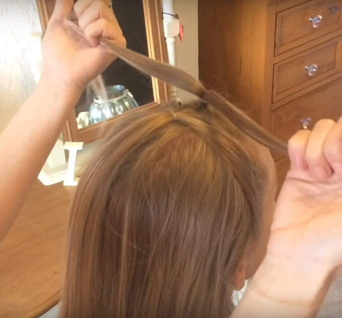 Tresse élastique pas à pas