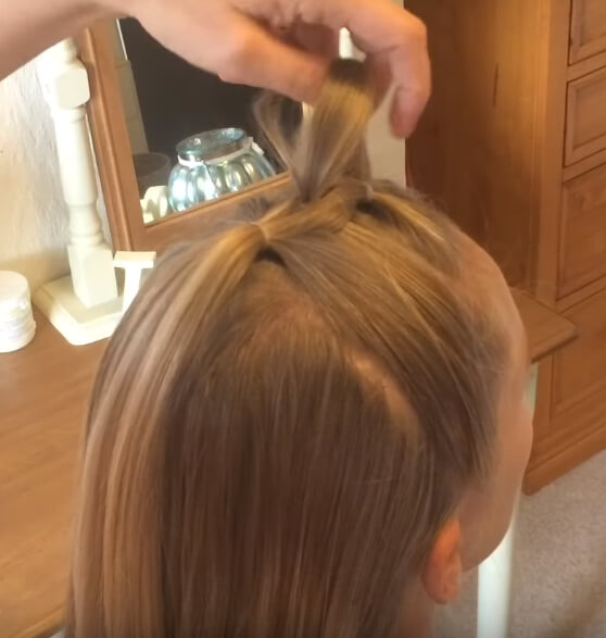Tresse élastique pas à pas