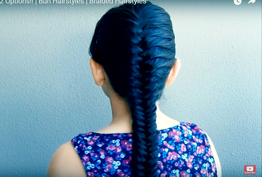 Tisser des tresses en queue de poisson