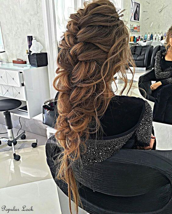 Tresse française luxuriante