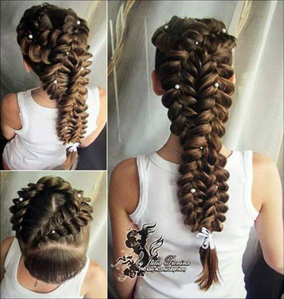 Des tresses élastiques luxuriantes