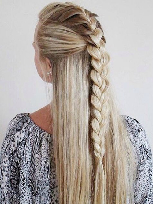 Malvina avec des tresses