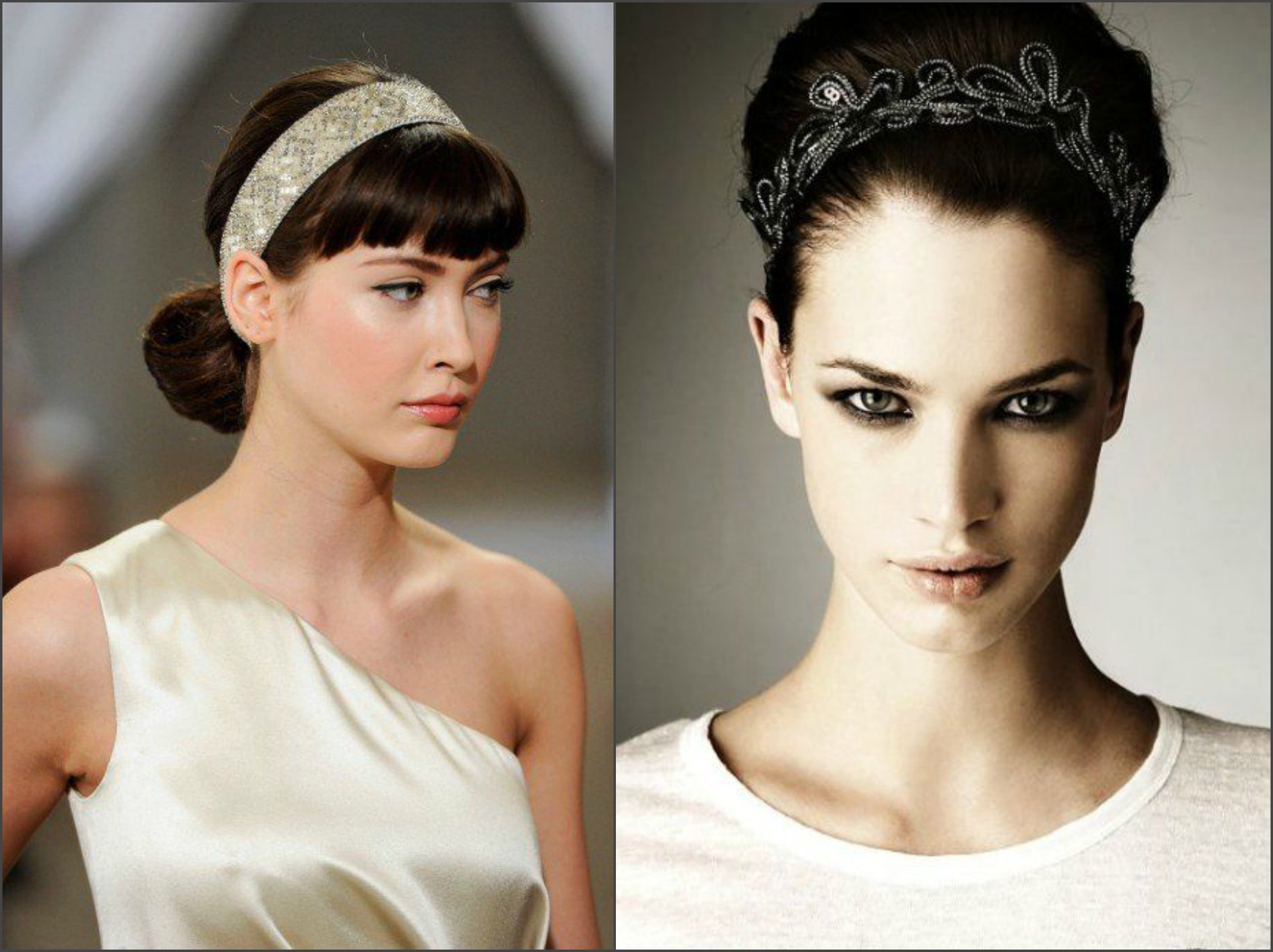 Coiffures avec serre-tête pour cheveux longs et mi-longs