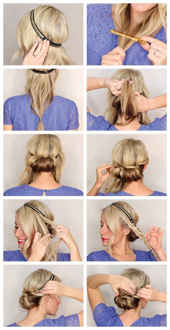 Comment faire une coiffure bandeau