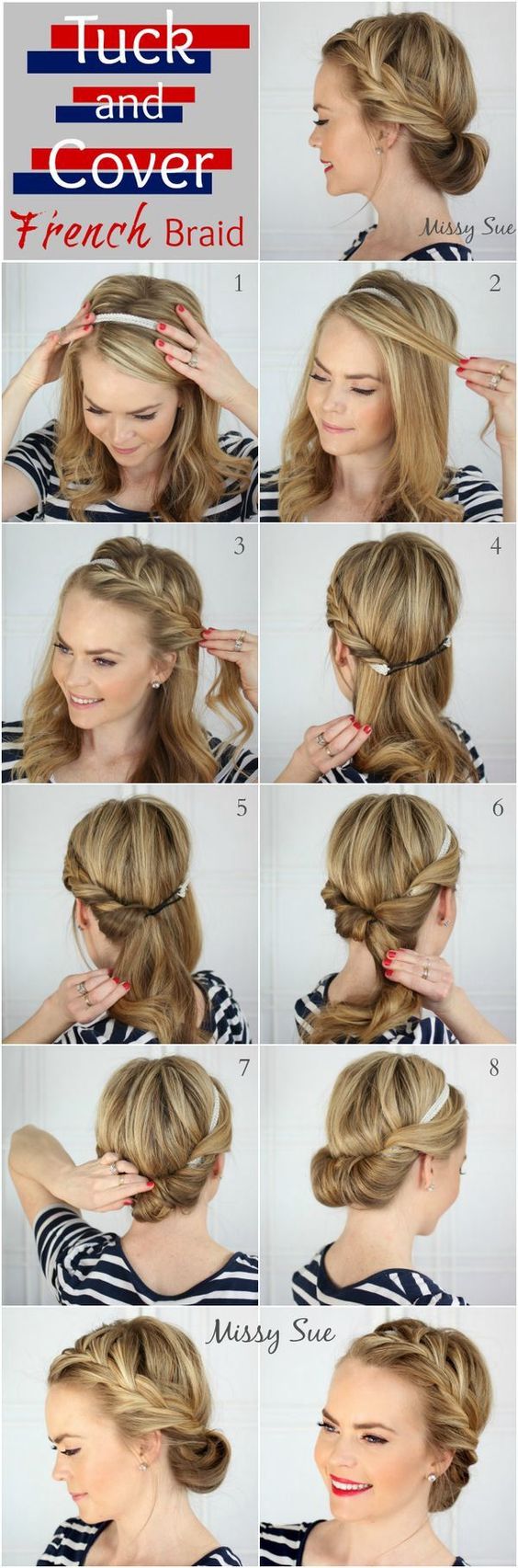 Comment faire une coiffure bandeau