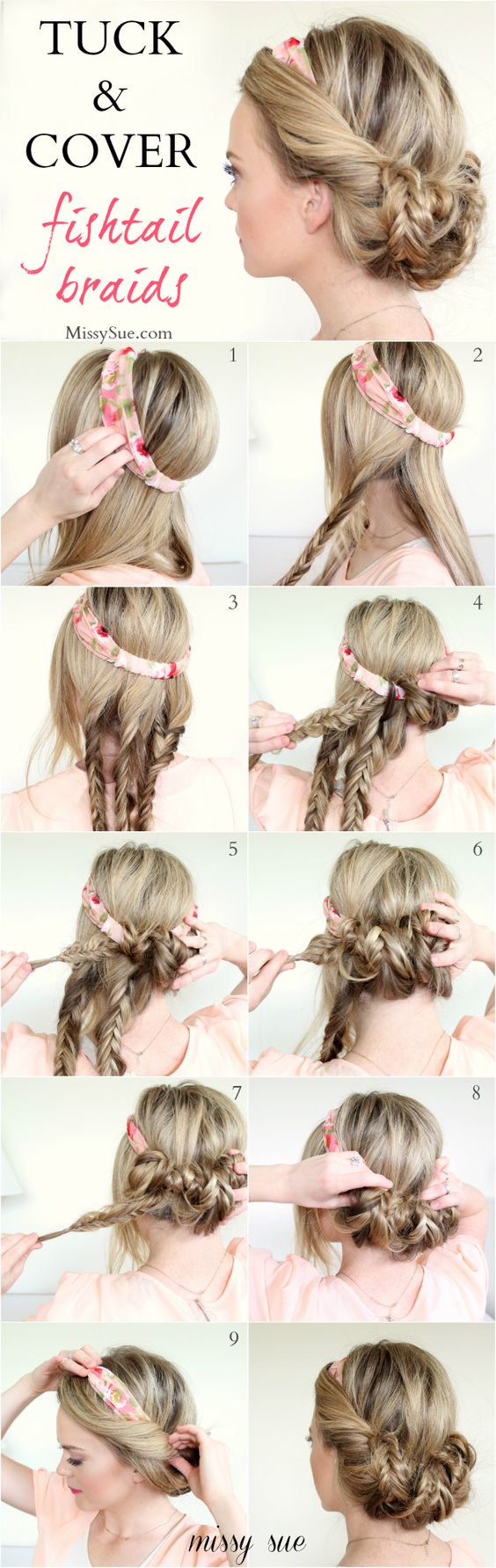 Comment faire une coiffure bandeau
