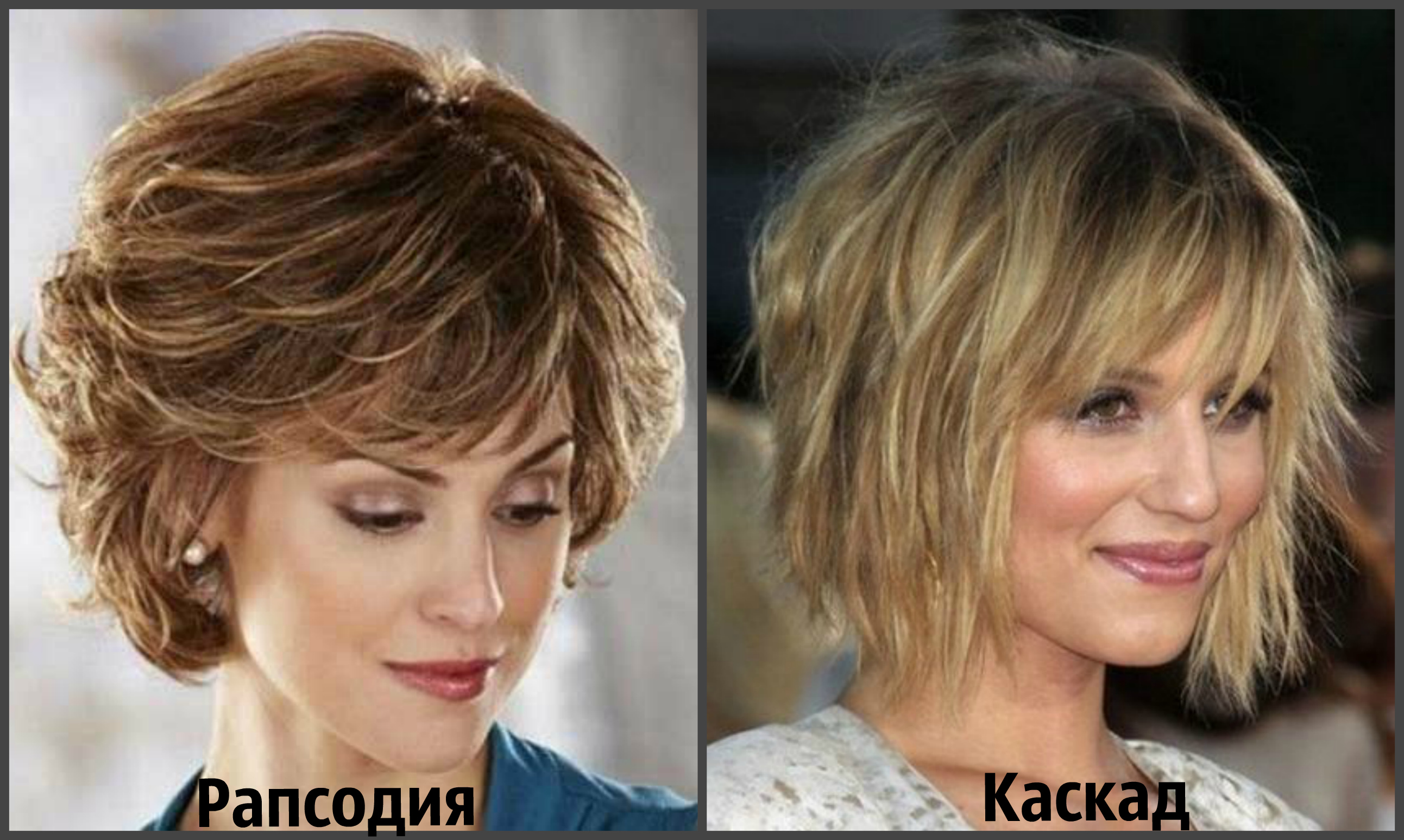  Comparaison des coupes de cheveux rhapsodie et cascade
