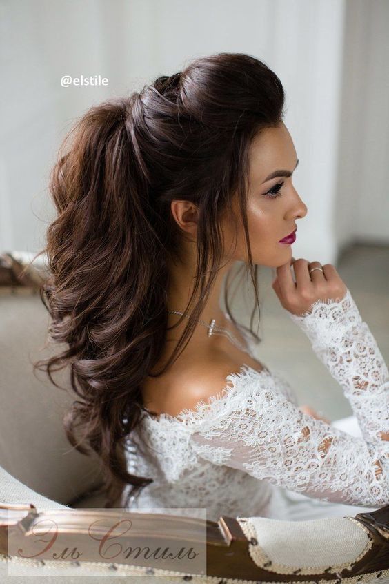 Coiffures de mariage avec un chignon