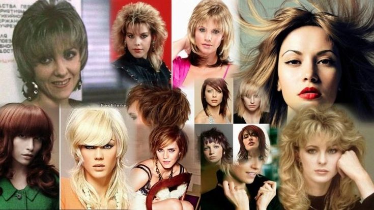 (+192 photos) Coupe de cheveux rétro Aurora années 80