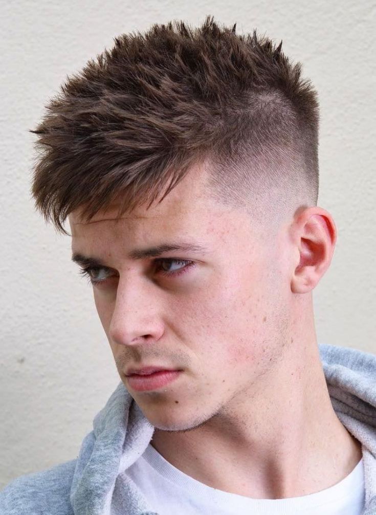(+183 photos) Hérisson de coupe de cheveux pour hommes