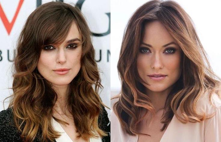 (+180 photo) Coupe de cheveux en cascade pour un visage rond