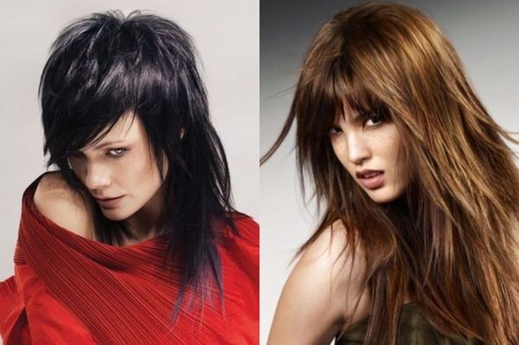 (+135 photos) Cascade graduée pour cheveux mi-longs