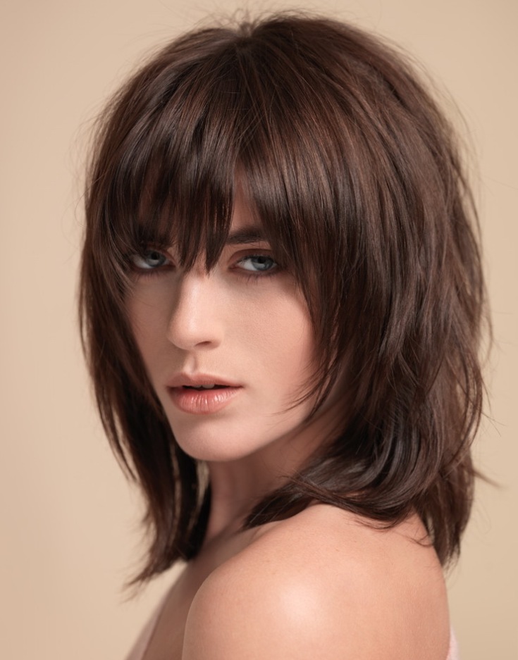 (+192 photos) Coupe de cheveux rétro Aurora années 80