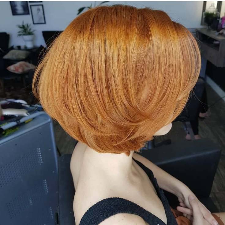 (+180 photo) Coupe de cheveux en cascade pour un visage rond