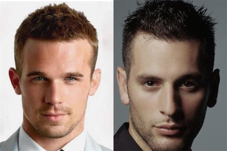(+183 photos) Hérisson de coupe de cheveux pour hommes