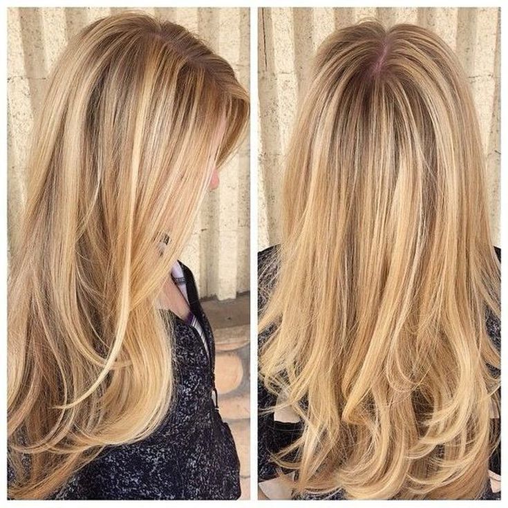 (+135 photos) Cascade graduée pour cheveux mi-longs