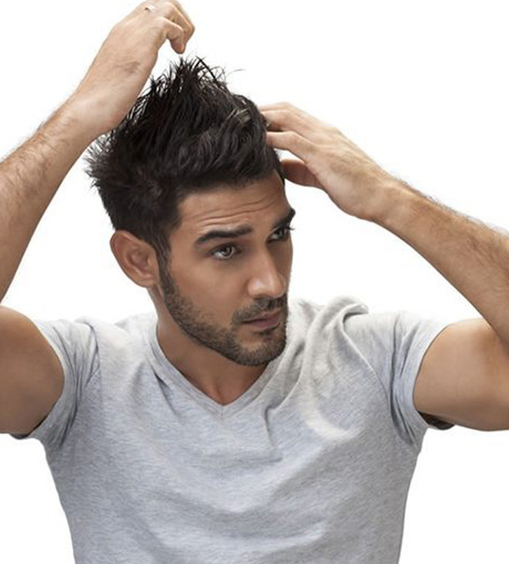 (+183 photos) Hérisson de coupe de cheveux pour hommes