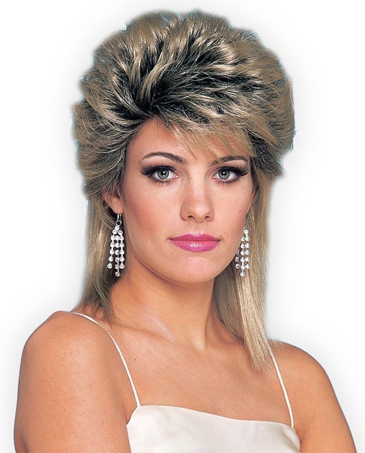 (+192 photos) Coupe de cheveux rétro Aurora années 80