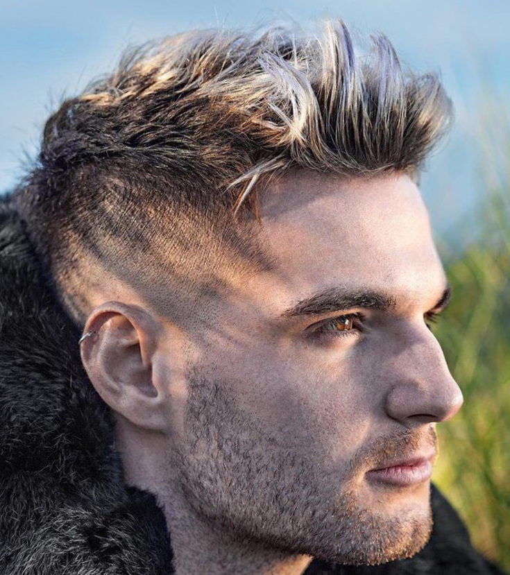 (+183 photos) Hérisson de coupe de cheveux pour hommes