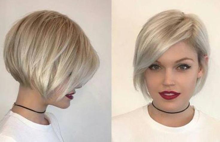 (+180 photo) Coupe de cheveux en cascade pour un visage rond
