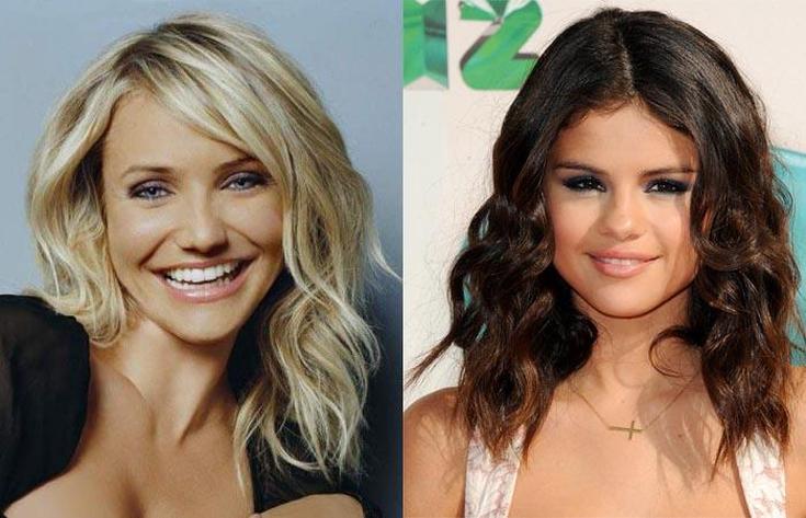 (+180 photo) Coupe de cheveux en cascade pour un visage rond