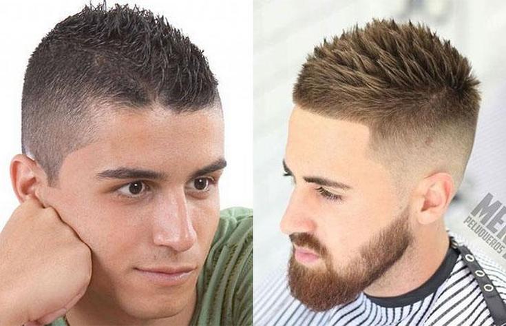 (+183 photos) Hérisson de coupe de cheveux pour hommes