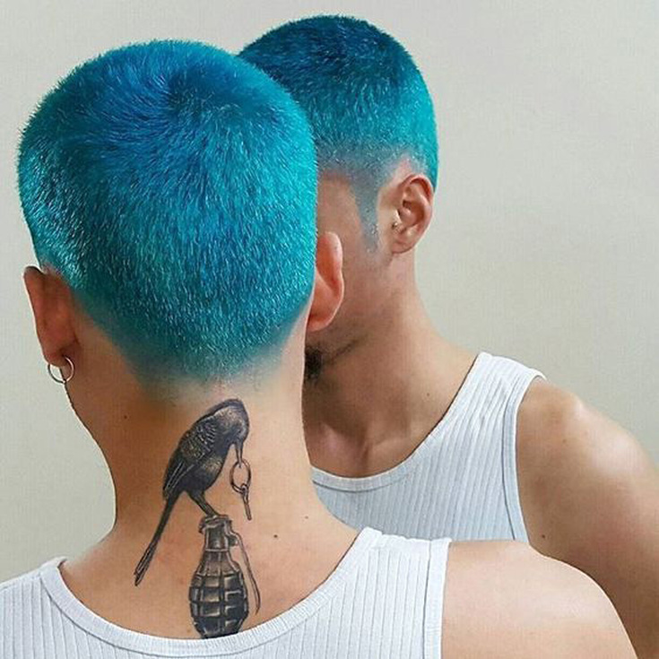 (+183 photos) Hérisson de coupe de cheveux pour hommes