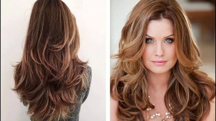 (+135 photos) Cascade graduée pour cheveux mi-longs