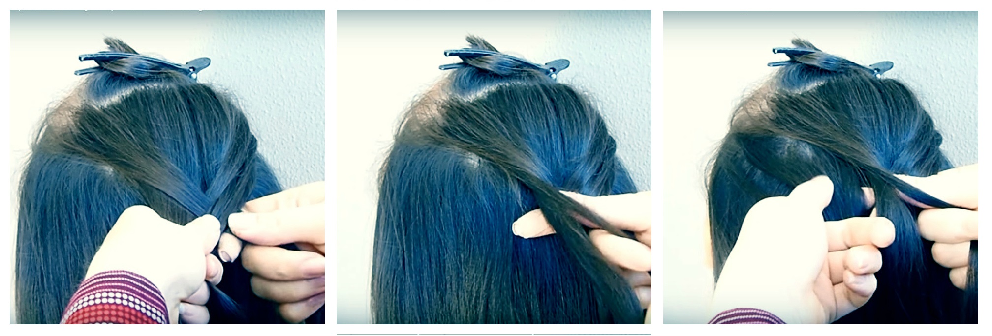 Tresse en queue de poisson instructions étape par étape