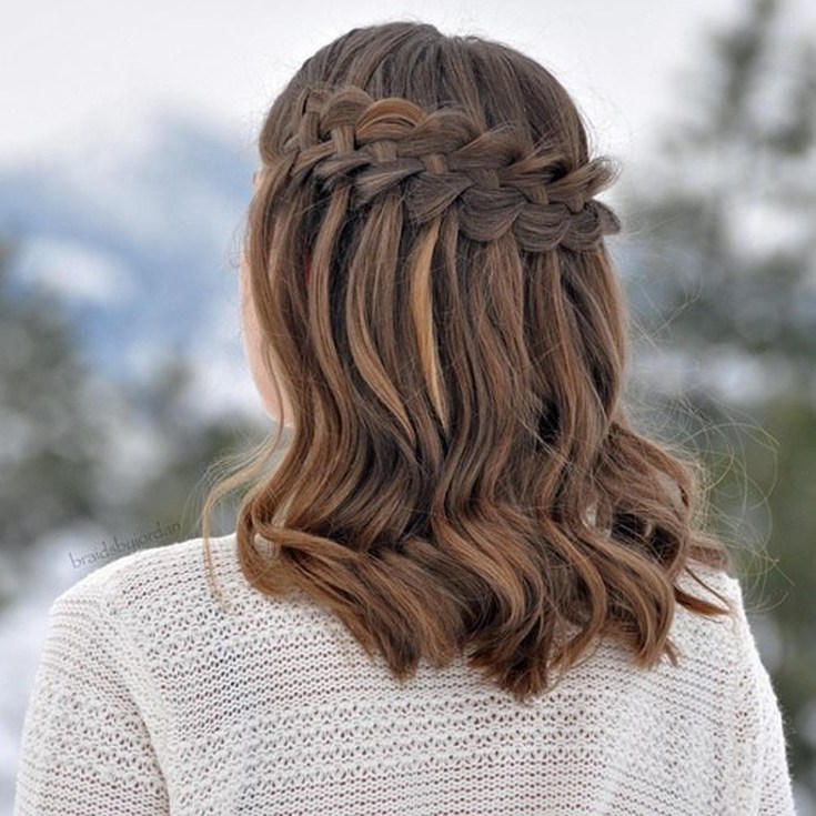 (+230 photos) Cascade de tissage de tresses