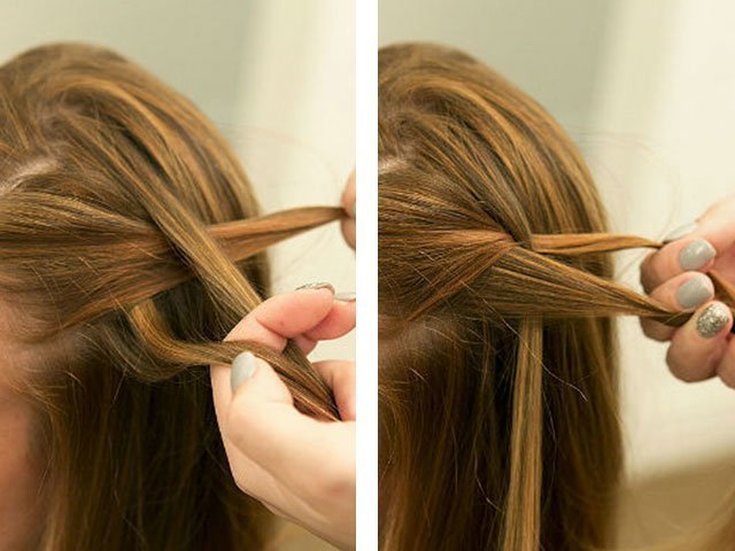 (+230 photos) Cascade de tissage de tresses