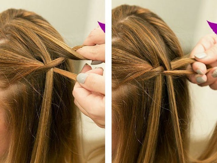 (+230 photos) Cascade de tissage de tresses