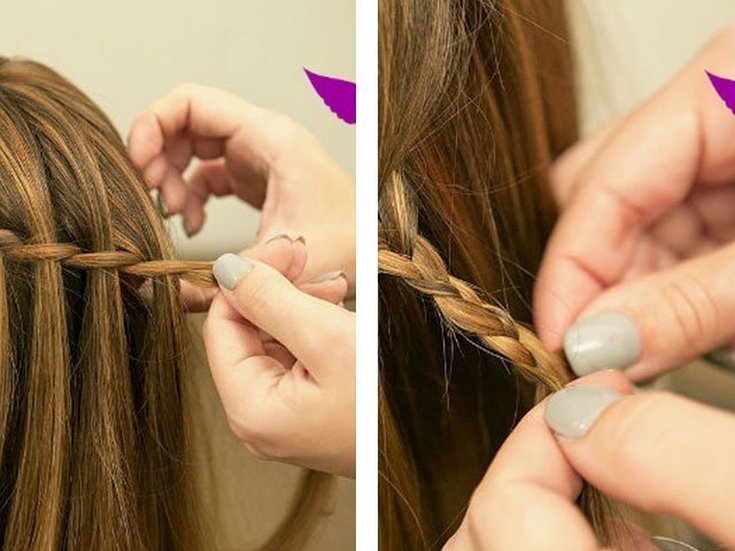 (+230 photos) Cascade de tissage de tresses