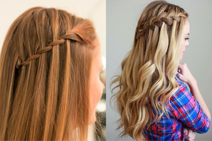 (+230 photos) Cascade de tissage de tresses
