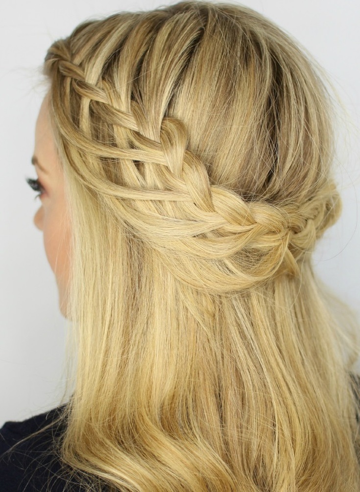 (+230 photos) Cascade de tissage de tresses