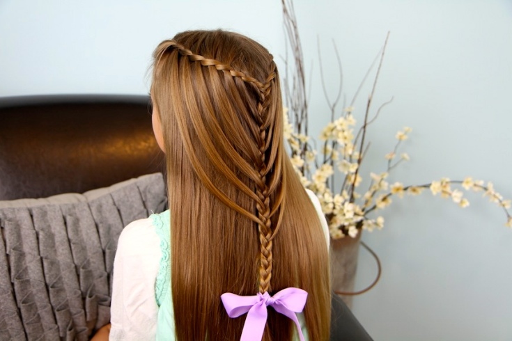 (+230 photos) Cascade de tissage de tresses