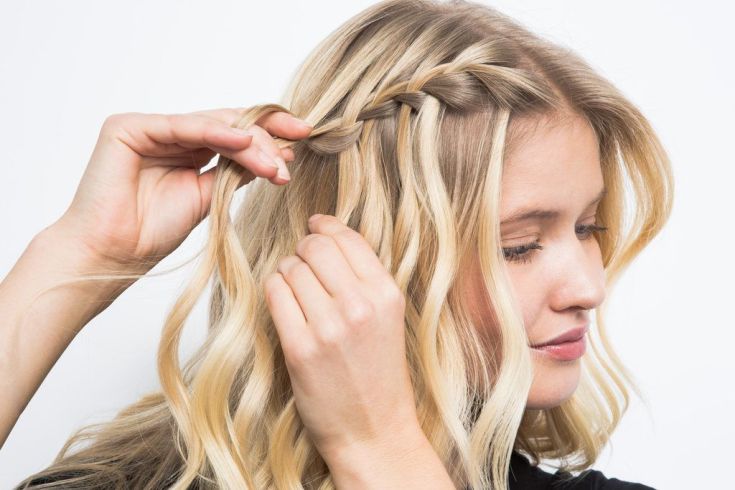 (+230 photos) Cascade de tissage de tresses