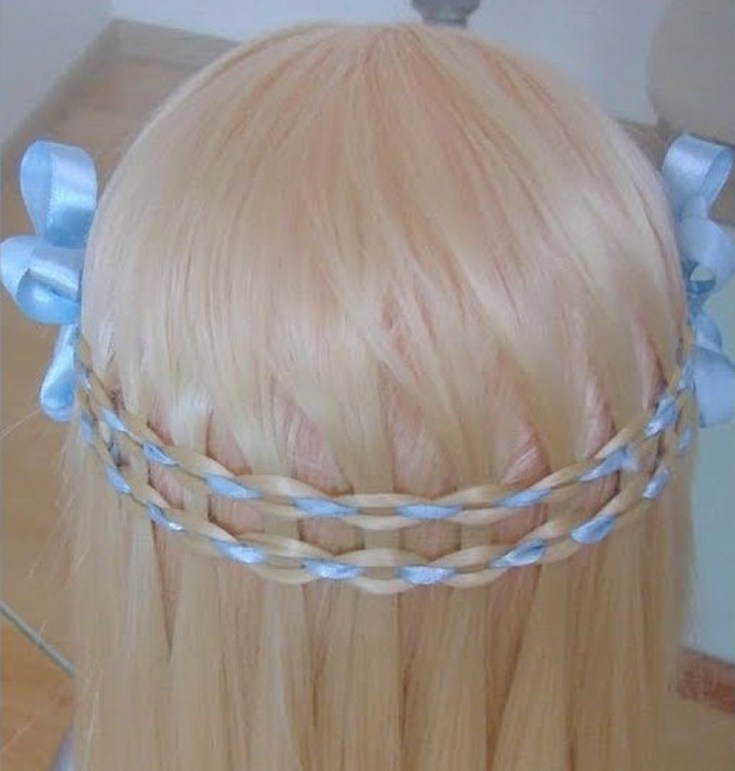 (+230 photos) Cascade de tissage de tresses
