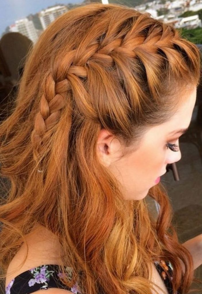 (+230 photos) Cascade de tissage de tresses