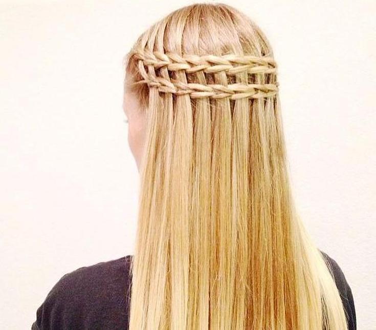 (+230 photos) Cascade de tissage de tresses