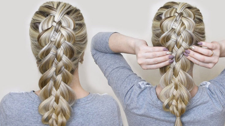 Tissage de tresses à partir de 5 brins (motifs de tissage pas à pas)