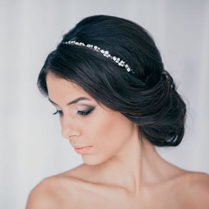 (+210 photos) Coiffures de mariage avec frange