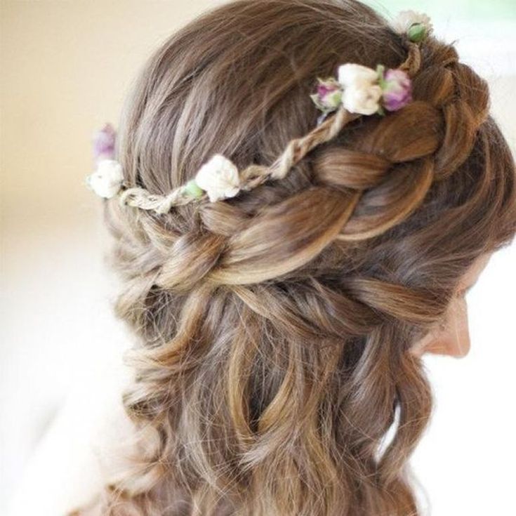 (+210 photos) Coiffures de mariage avec frange