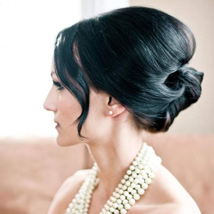 (+210 photos) Coiffures de mariage avec frange