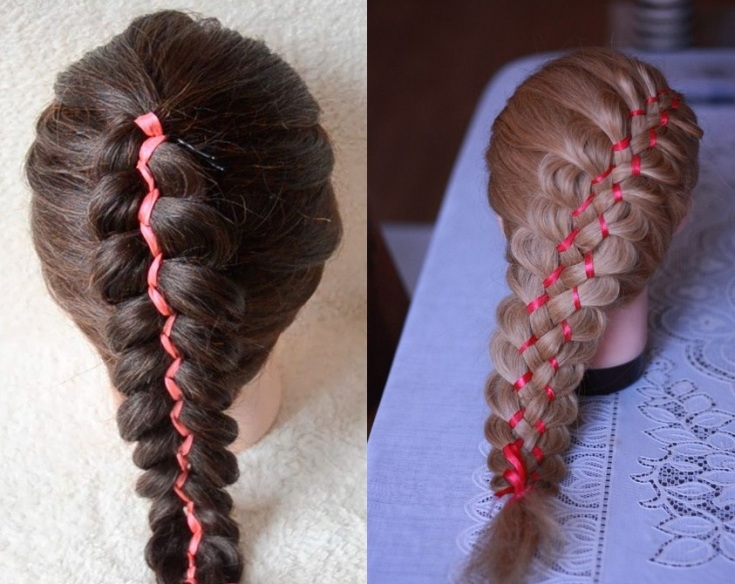 Tissage de tresses à partir de 5 brins (motifs de tissage pas à pas)