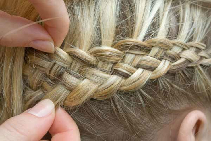 Tissage de tresses à partir de 5 brins (motifs de tissage pas à pas)